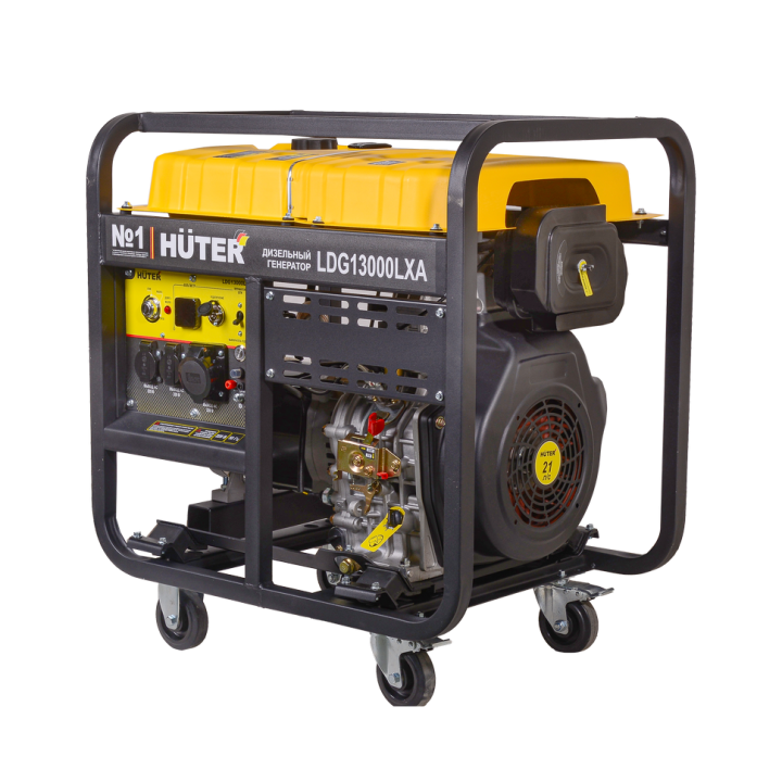Электрогенератор дизельный LDG 13000LXА Huter
