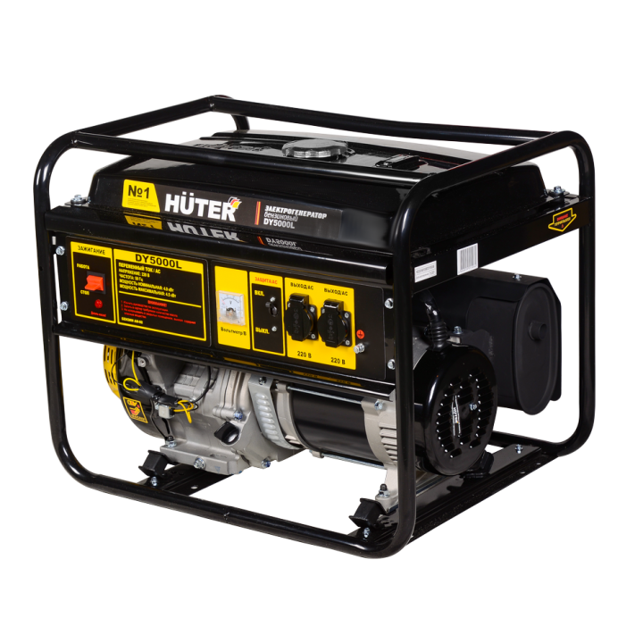 Электрогенератор дизельный LDG 5000L Huter